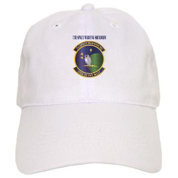 7SWS - A01 - 01 - 7th Space Warning Squadron With Text - Cap